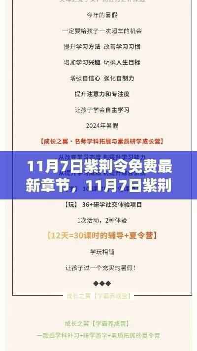 变化中学习，紫荆令铸就自信与成就感的魔法之旅（最新章节免费阅读）