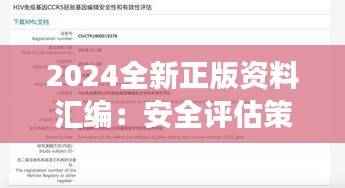 2024全新正版资料汇编:安全评估策略网页版,ARZ549.04免费提供