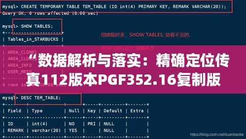 “数据解析与落实:精确定位传真112版本PGF352.16复制版”