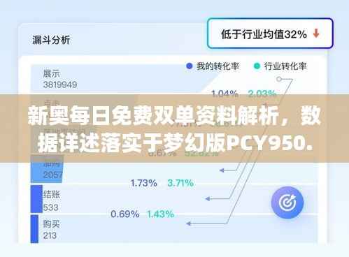 新奥每日免费双单资料解析,数据详述落实于梦幻版PCY950.56
