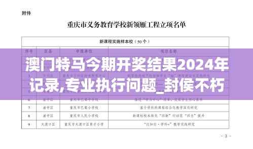 澳门特马今期开奖结果2024年记录,专业执行问题_封侯不朽NRW512.85