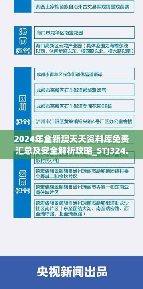 2024年全新澳天天资料库免费汇总及安全解析攻略_STJ324.84版