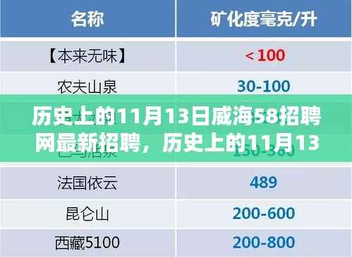 历史上的11月13日威海58招聘网最新招聘大全——初进阶用户招聘指南