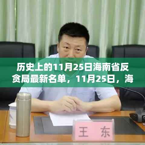 海南省反贪局名单背后的故事,历史回顾与温暖瞬间揭秘(最新名单)
