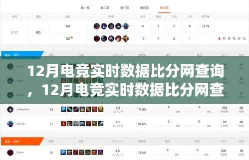 12月电竞实时数据比分网查询完全指南，从新手到高手的必备资源