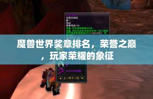 魔兽世界奖章排名,荣誉之巅,玩家荣耀的象征