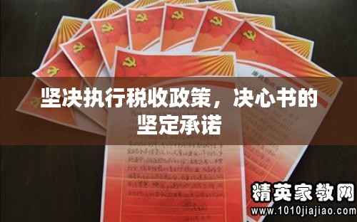 坚决执行税收政策,决心书的坚定承诺
